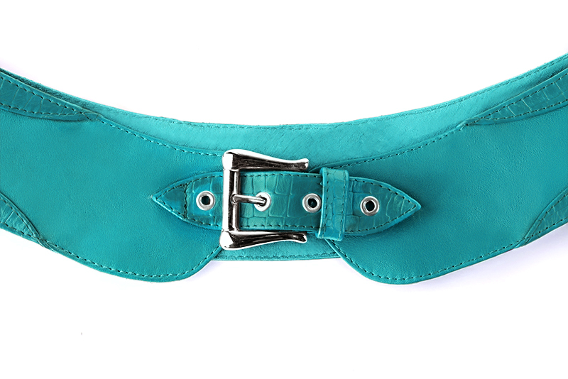 Ceinture turquoise femme sale